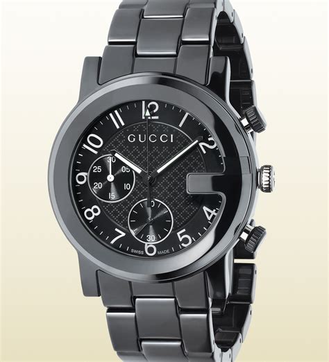 gucci face watch|gucci g chrono watch black.